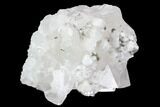 Quartz, Pyrite and Calcite Association - Fluorescent #92258-1